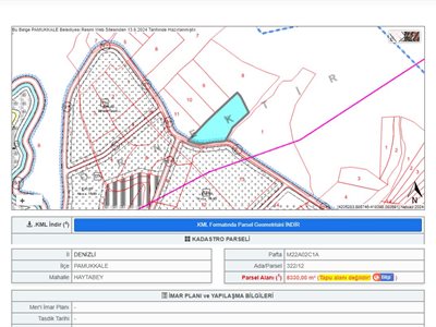 LANDEX OFFICE den Akköy de Satılık 8400 m2 Zeytinlik.